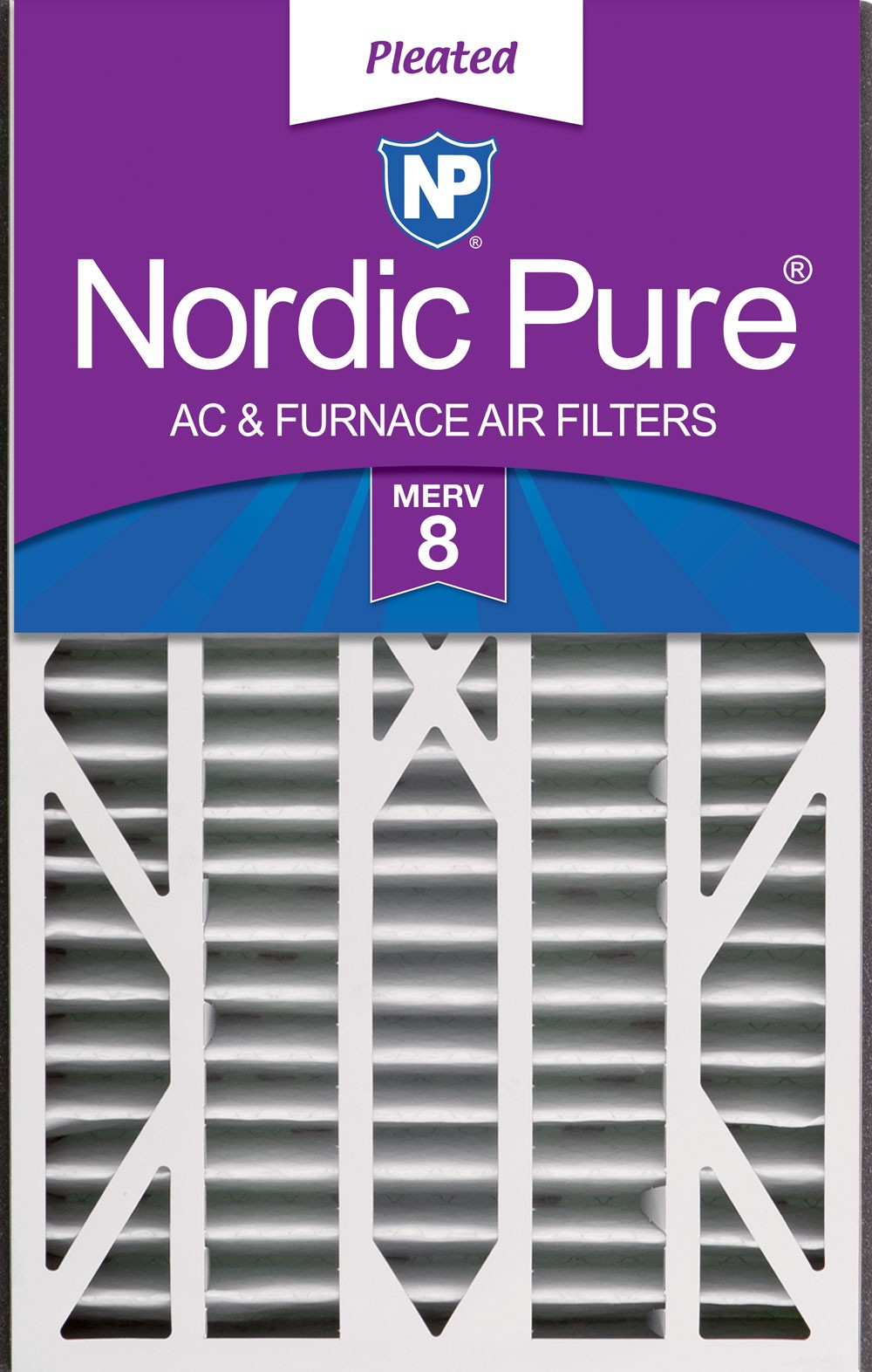 Air Bear Cub 16x25x3 Replacement 255649-101 MERV 8 Air Filter 1 Pack