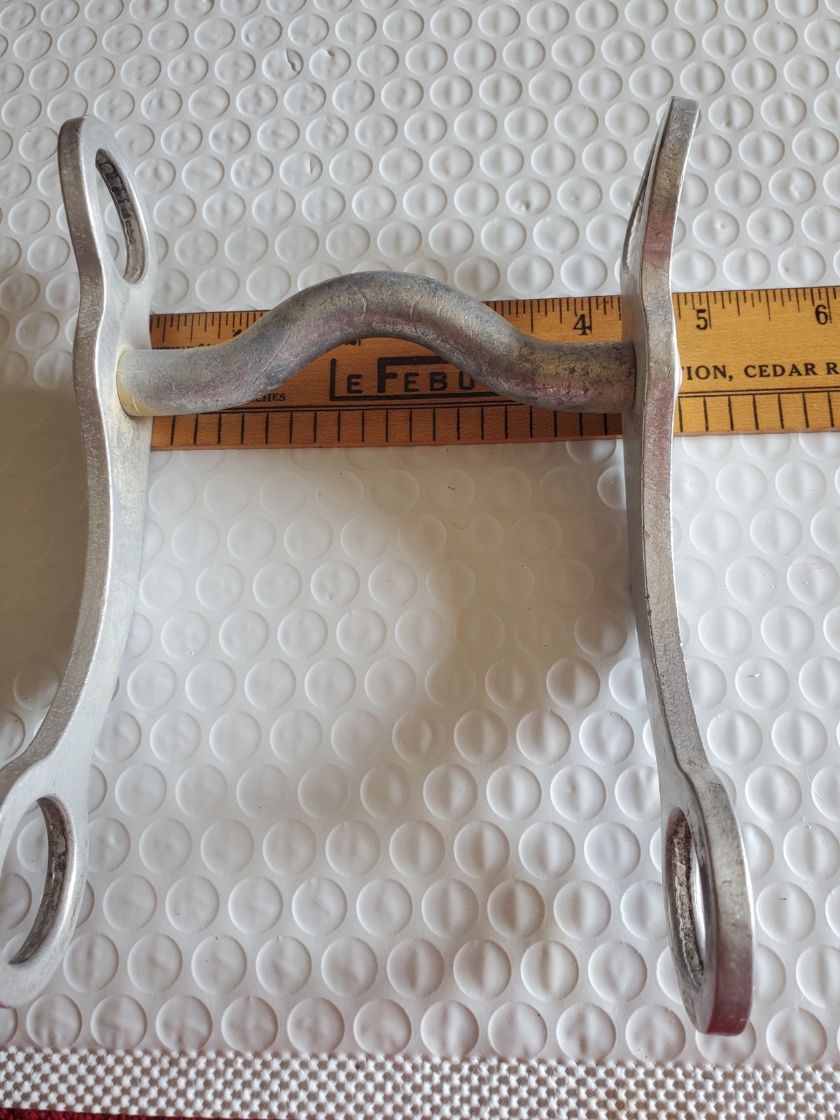 Bit Aluminum Western Curb Horse Bit 4.75" Lowport Grazing Rosette Concho Shank