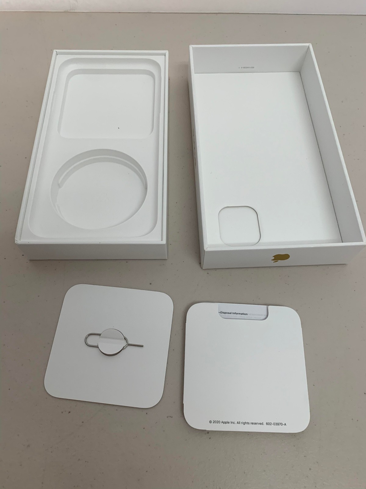 Iphone 11 Yellow Empty Box