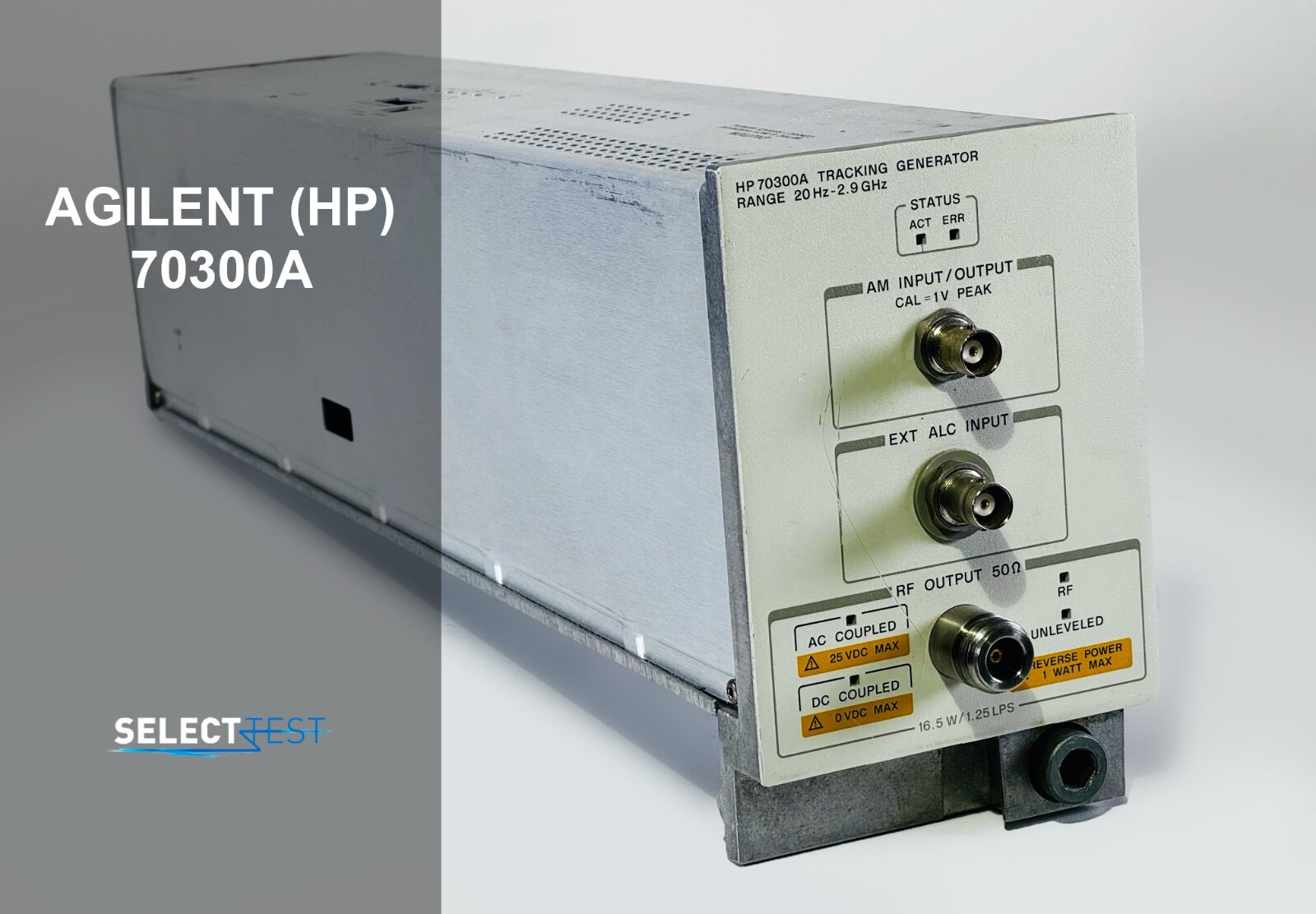 AGILENT (HP) 70300A 20 Hz - 2.9 GHz TRACKING GENERATOR ****LOOK**** (REF.: 056N)