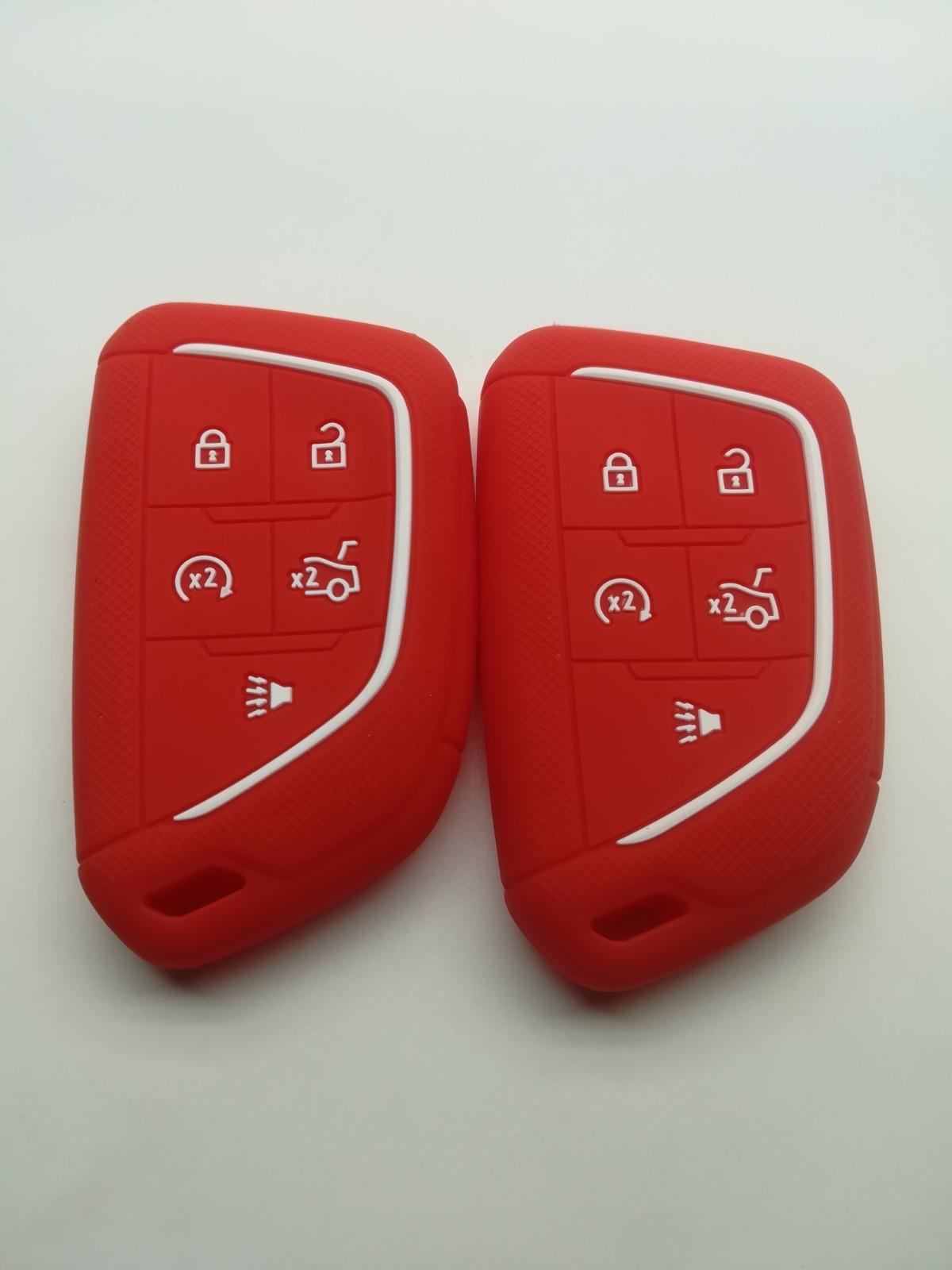 2*Silicone Key Cover for 2020 2021 2022 2023 2024 2025 Cadillac CT4 Cadillac CT5