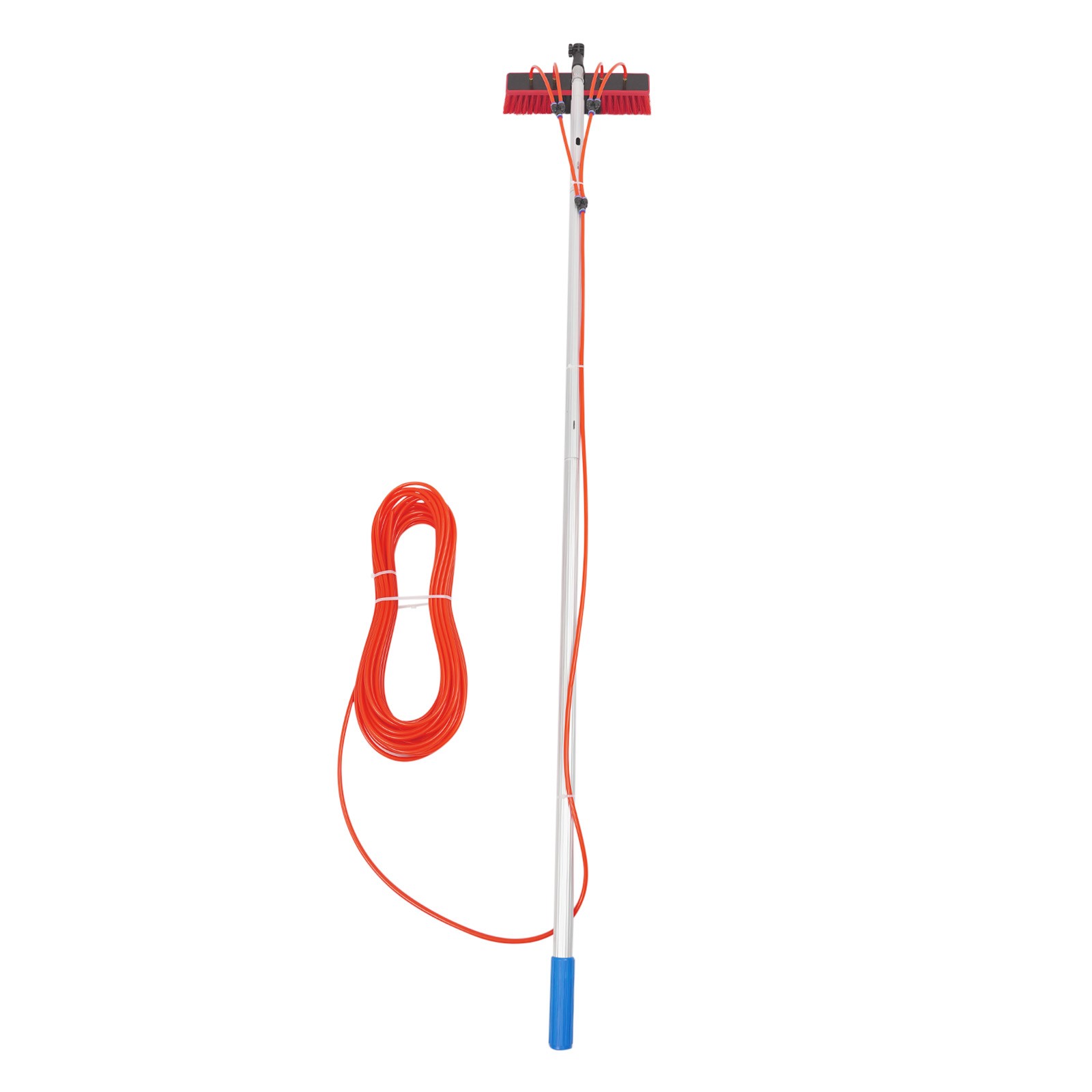 13.12ft Solar Panel Cleaning Brush Outdoor Window Adjustable Pole Cleaning Kit