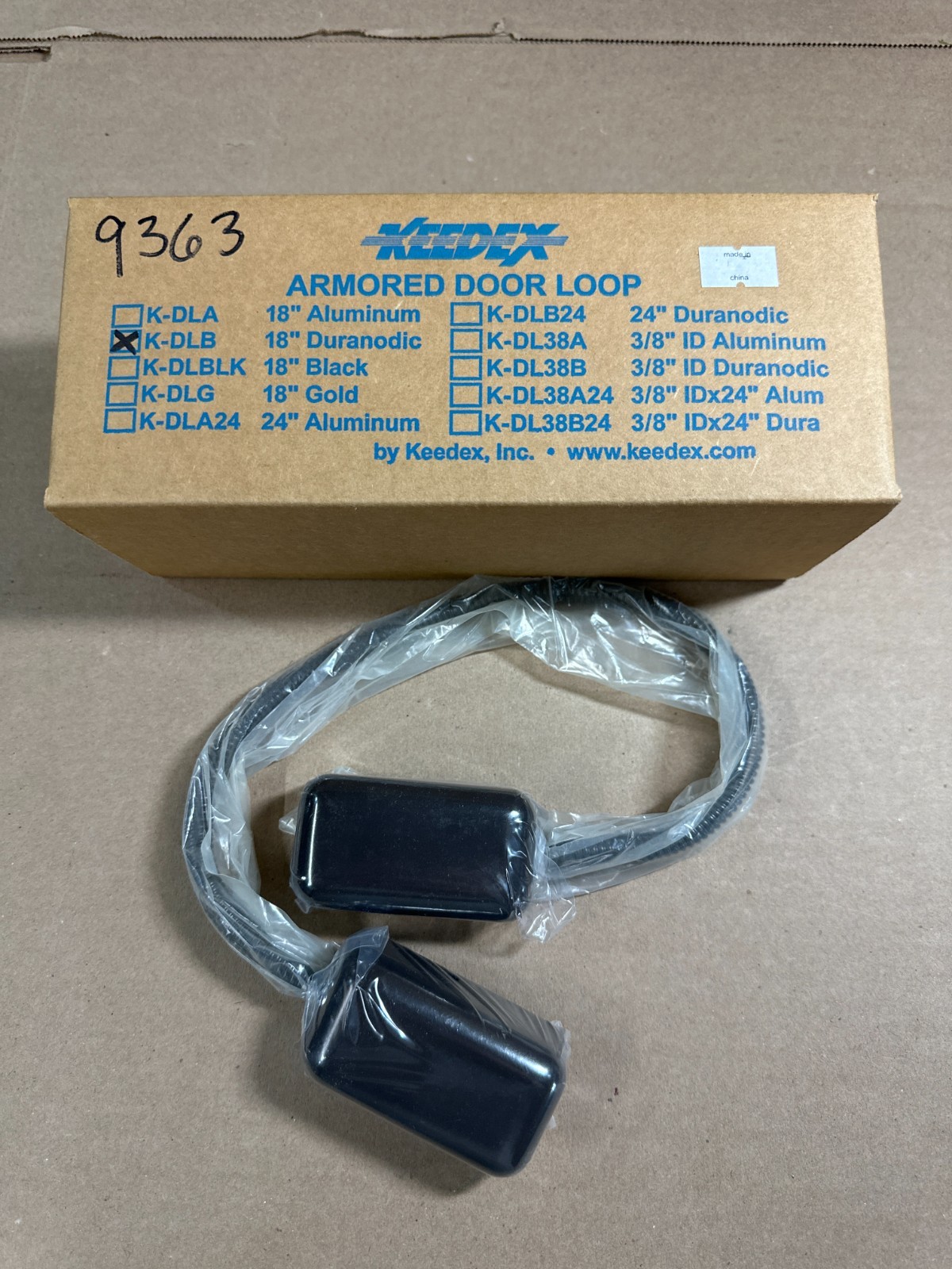 KEEDEX ARMORED DOOR LOOP K-DLB