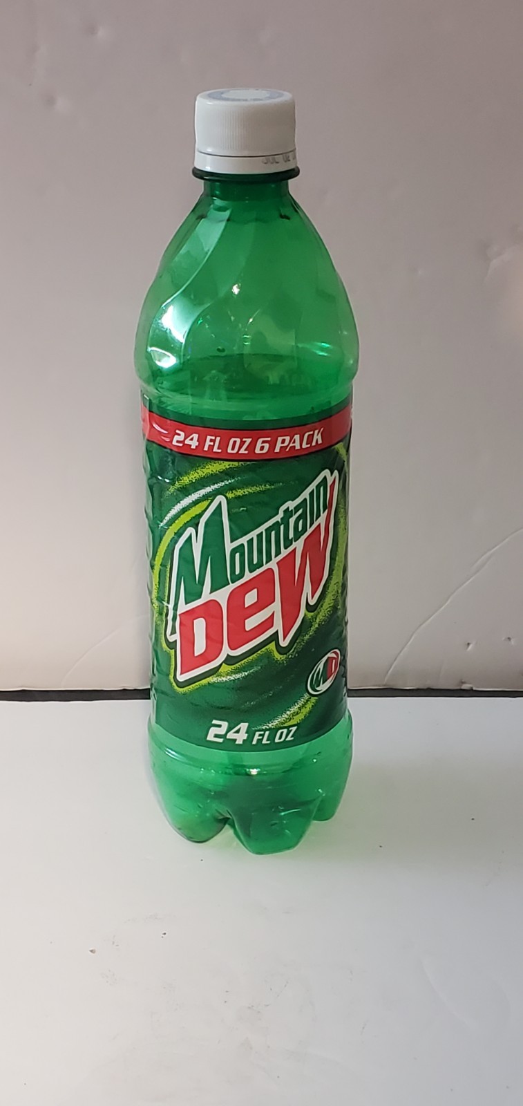 2001 Mountain Dew 24oz Bottle Empty Great Shape