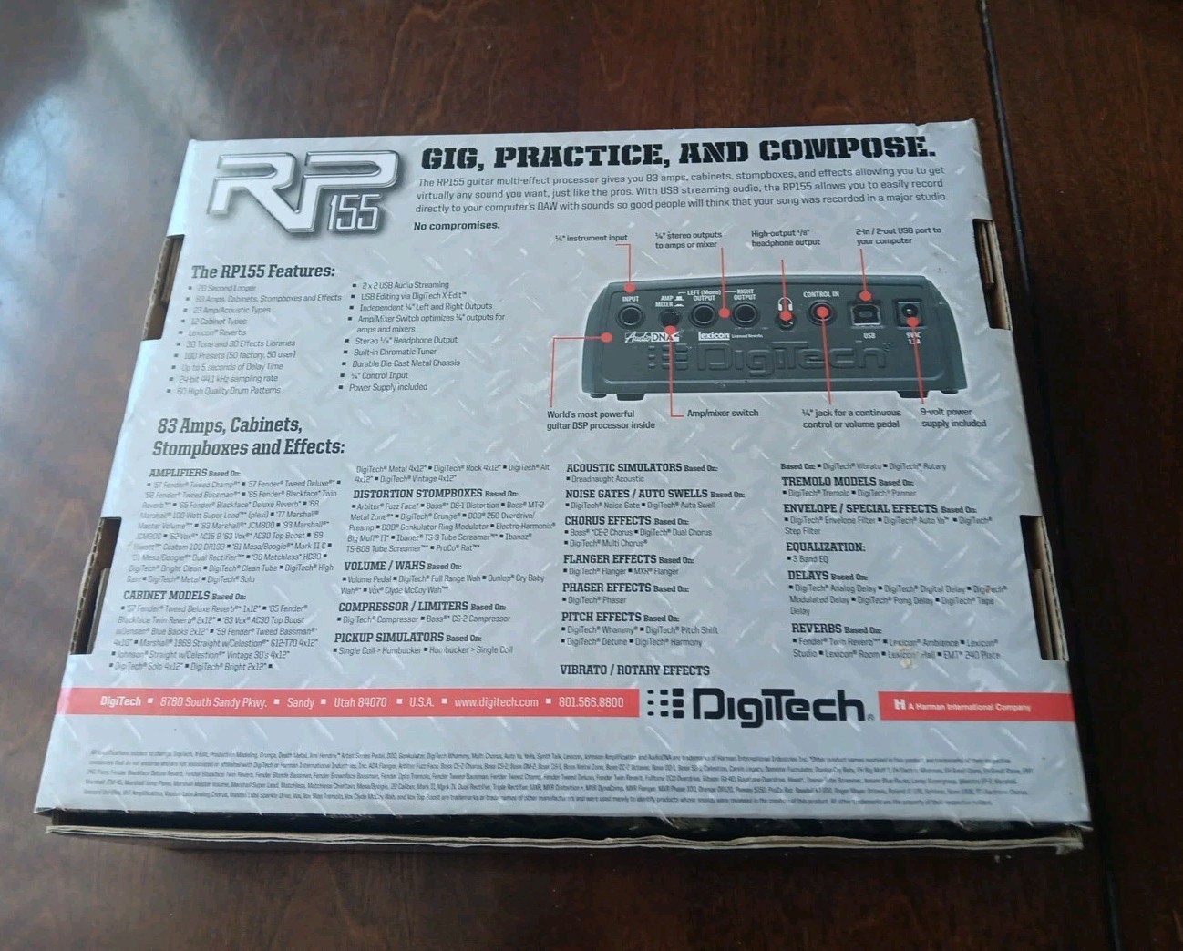DigiTech RP155 Multi-Effects Guitar Effect Pedal
