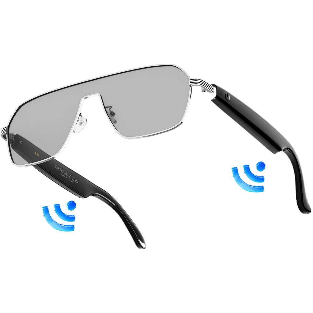 AI Translator Smart Glasses Touch Control Open-ear Bluetooth Headset Headphone