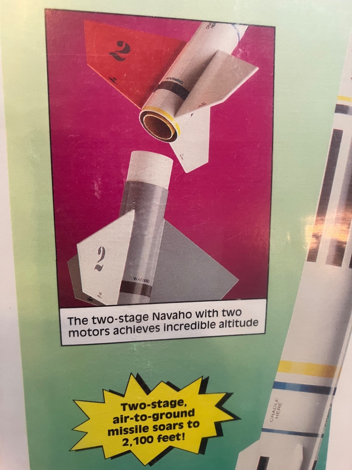 Quest Navaho Flying Model Rocket Kit #3003 - Sealed