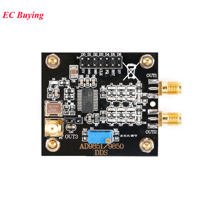 AD9851 DDS Signal Generator Module Sine Wave Square Wave Signal Source Generator