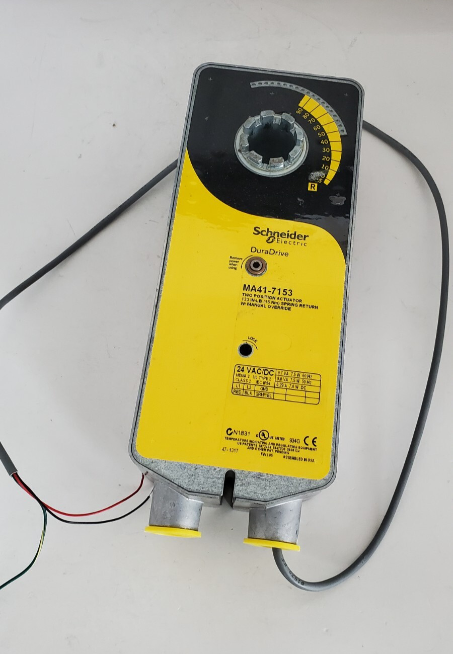 Schneider Electric Two Position Actuator MA41-7153 133IN-LB Spring Return