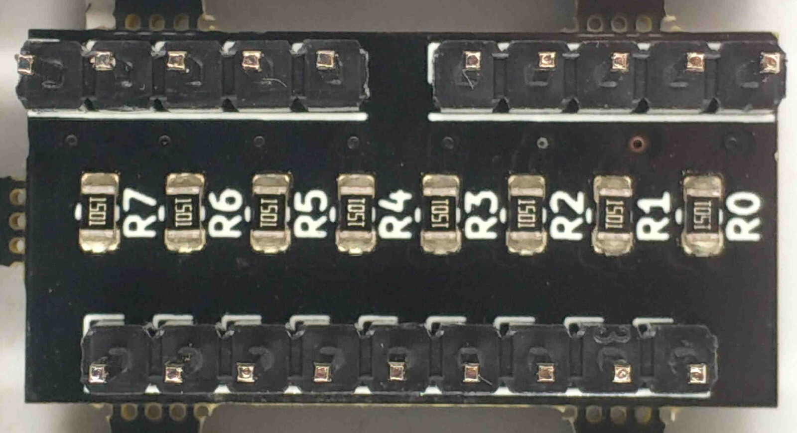 1PC WHITE 8 CHANNEL BREADBOARD LED 5V
