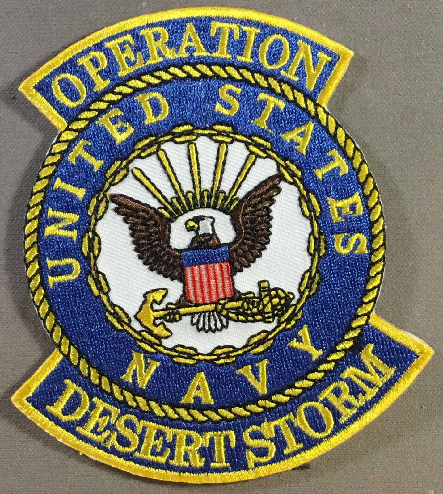 USN Navy Operation Desert Storm Veteran Licensed patch