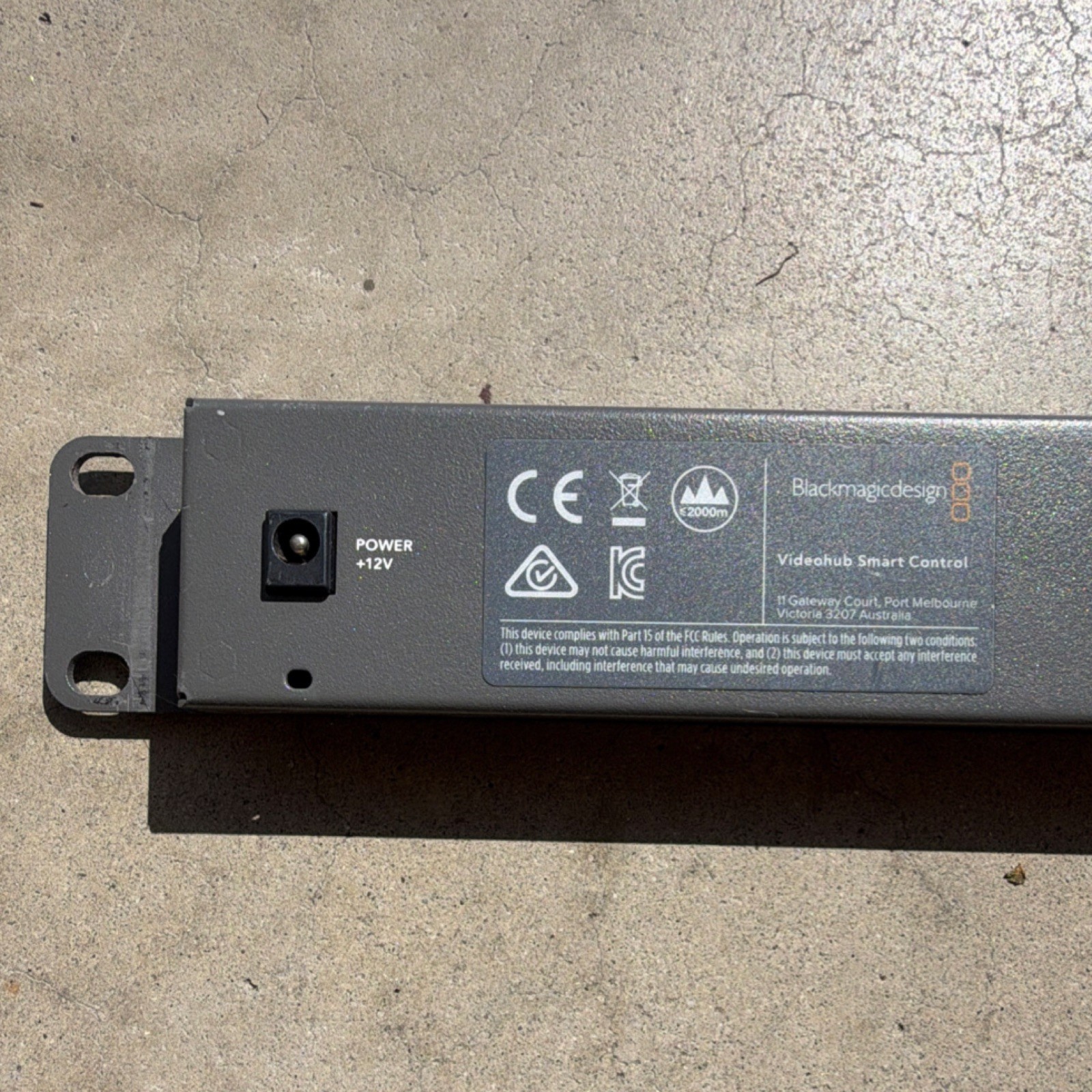 Blackmagic Design Videohub Smart Control Rack-Mountable Ethernet Panel