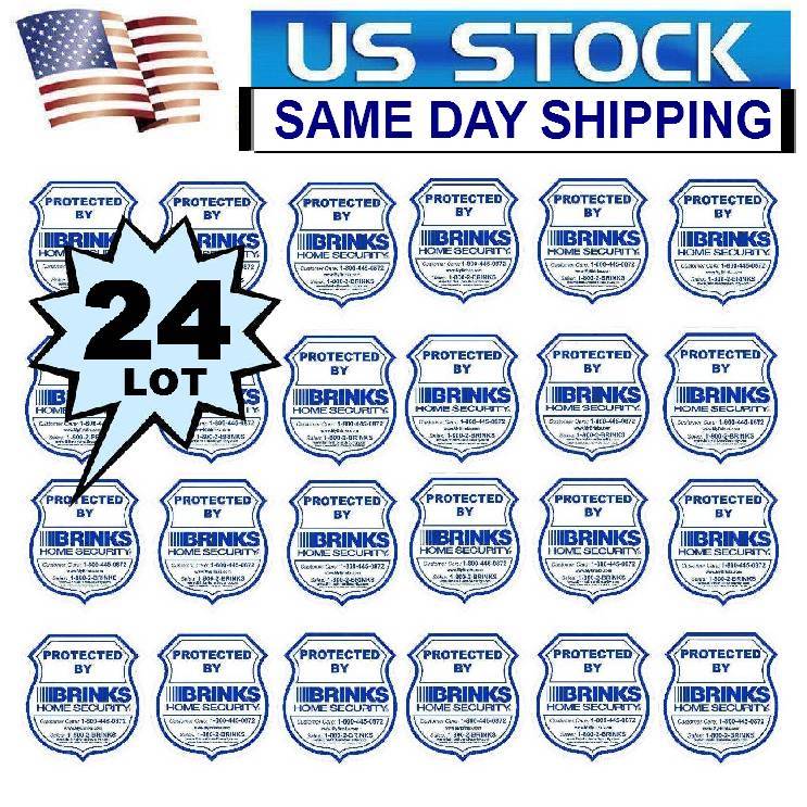Security Alarm System Warning Window Sticker Sign Decals Waterproof For Home