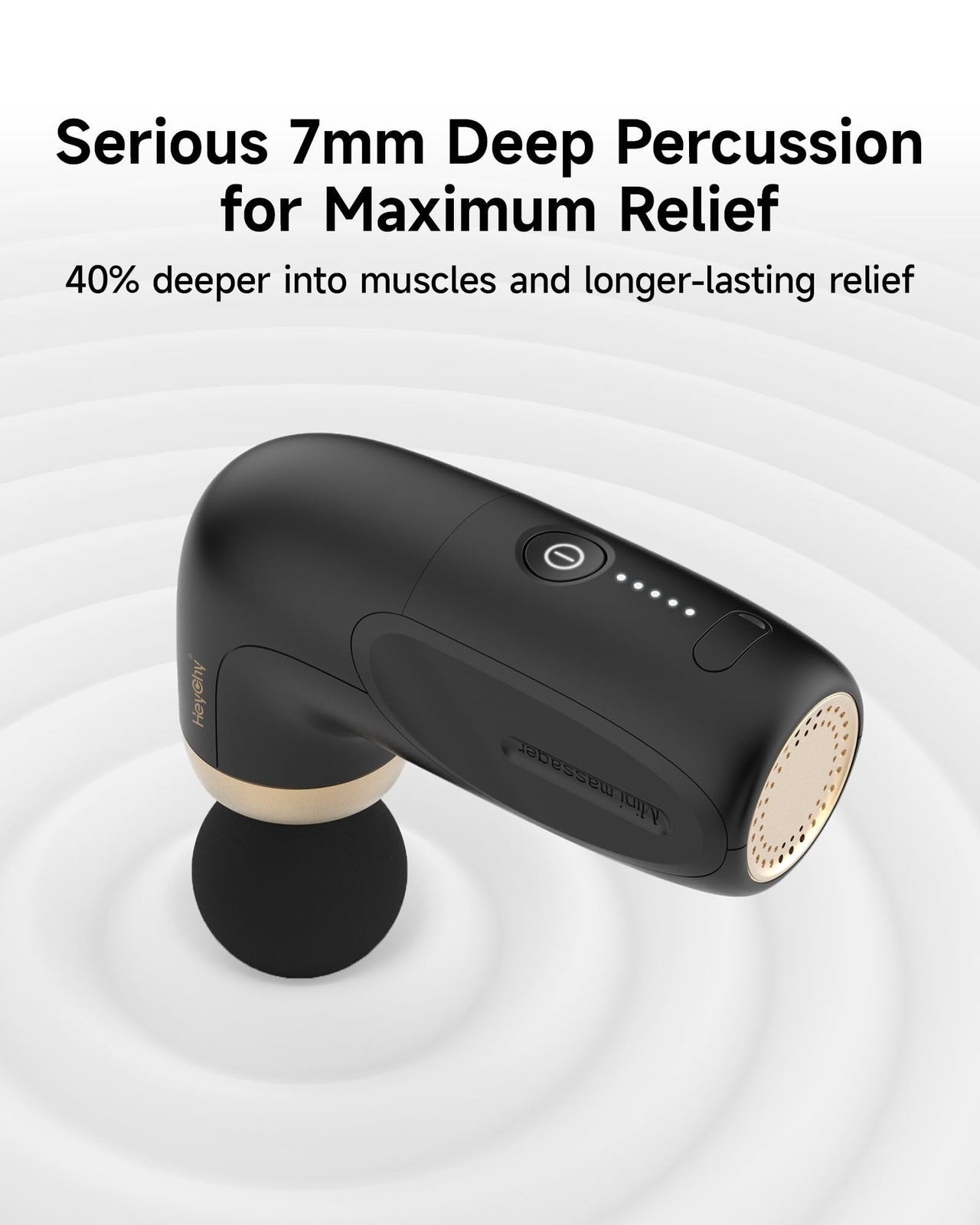 A1 Super Mini Massage Gun, Percussion Deep Tissues Muscle Massager, Travel Ma...