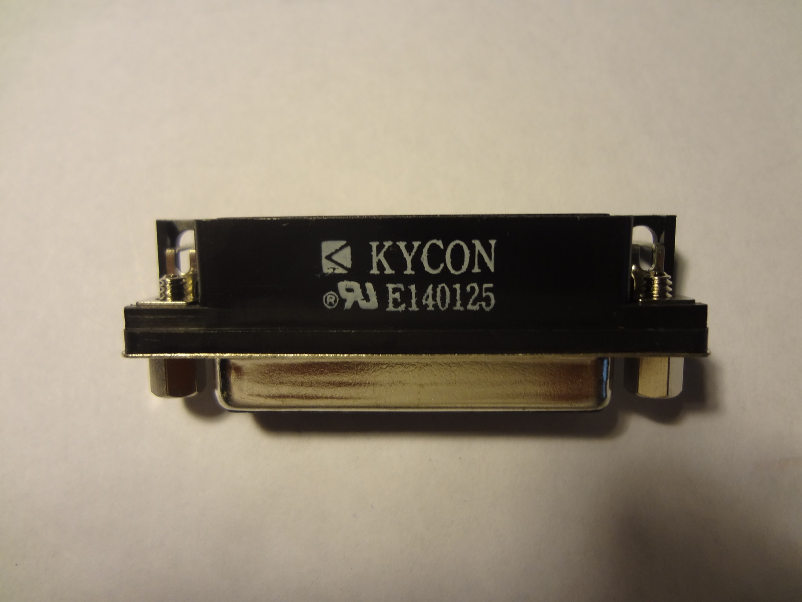 DB-25 25-pin Female, PCB mount connector, solder type by KYCON.