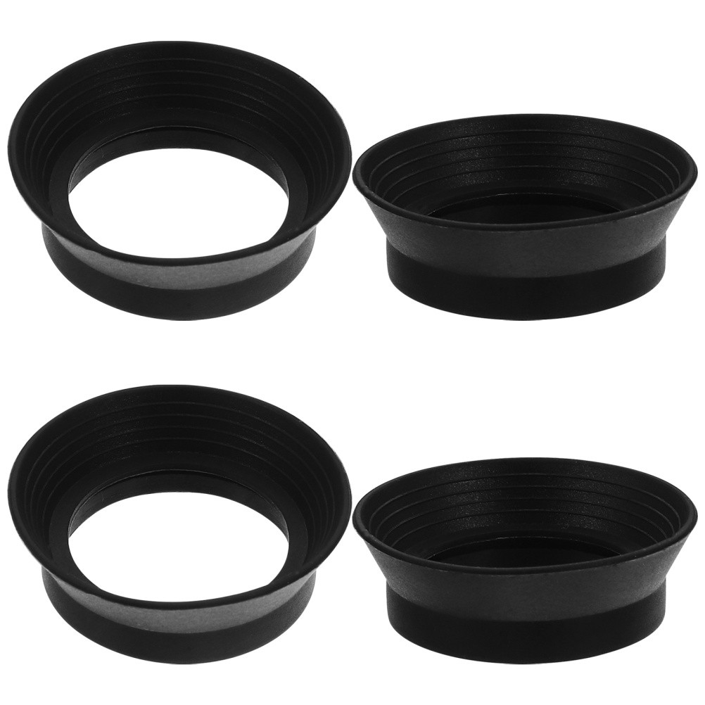 4pcs Rubber Microscope Eyepiece Cups For Stereo Telescope Accessories