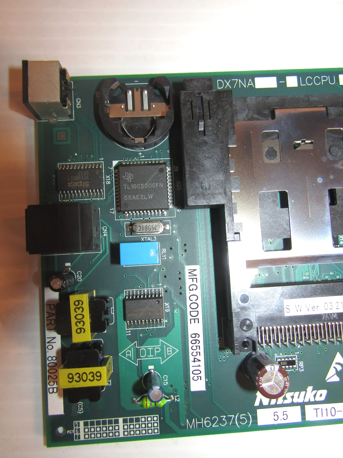 NEC DS 2000 80025B DX7NA LCCPU Main Cabinet Processor Memory Card - CPU Card NEW