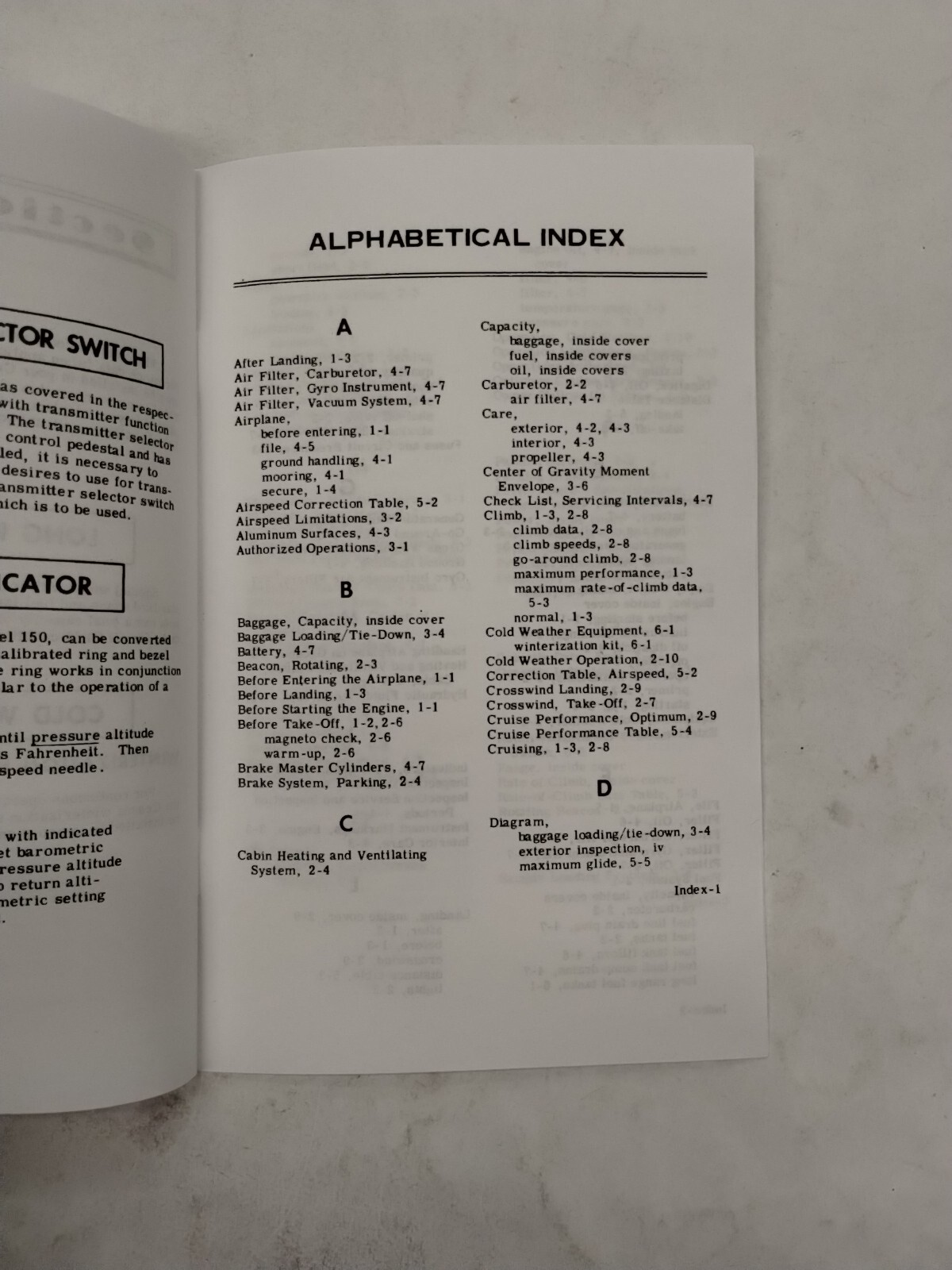 Cessna 1966 Model 150F Owner's Manual-Reproduction.
