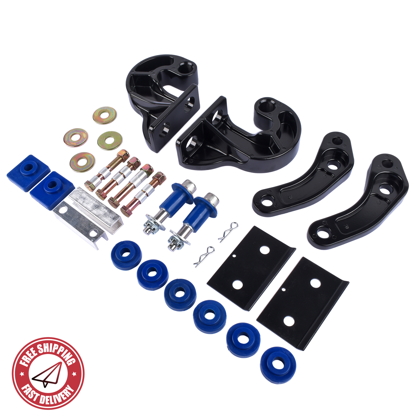 NEW LOWER HOOD PIVOTS & ENGINE HOOD HINGE PIVOT BOLT KIT FOR PETERBILT 378 379