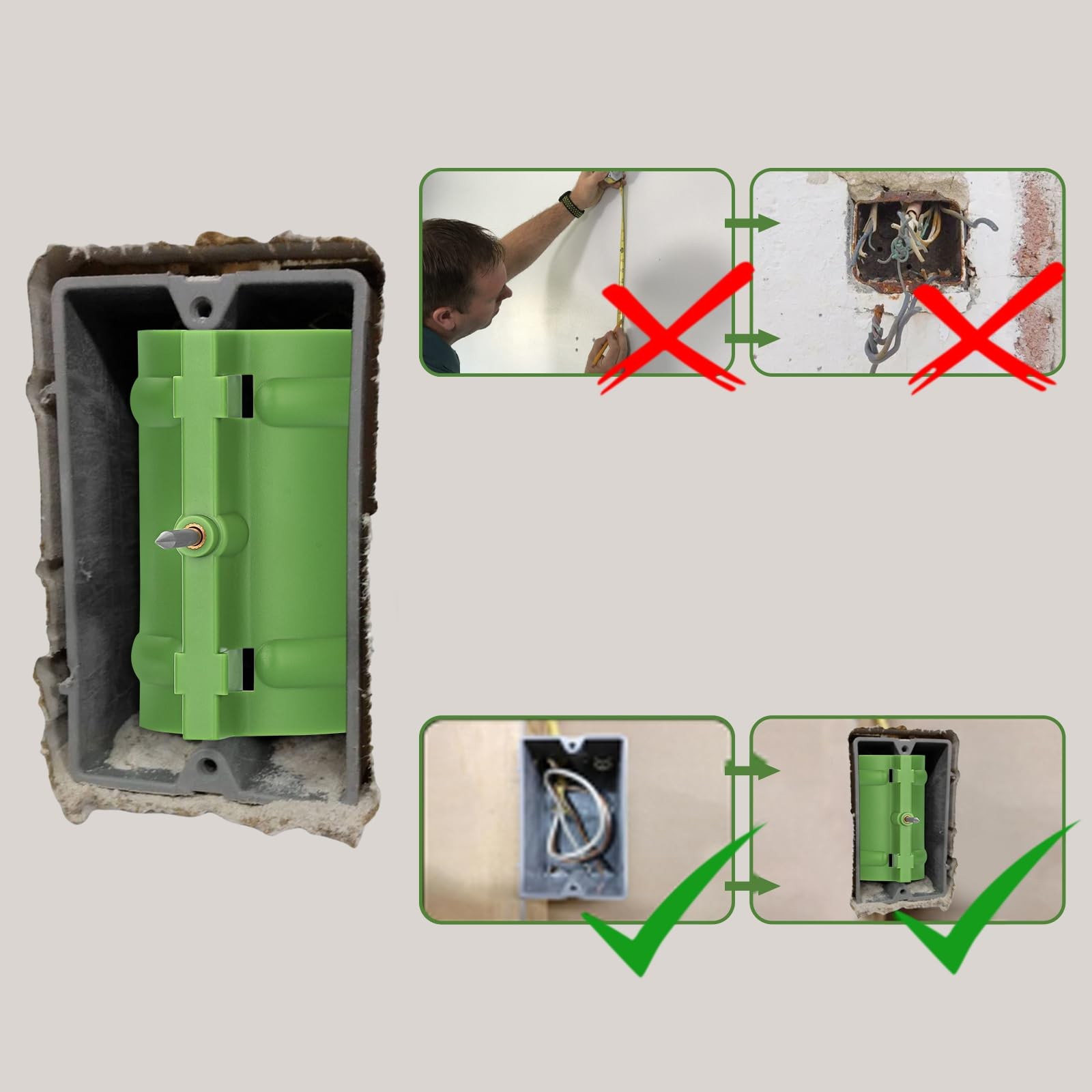 5 Pcs Outlet Marker for Drywall Installation Drywall Marking Tool