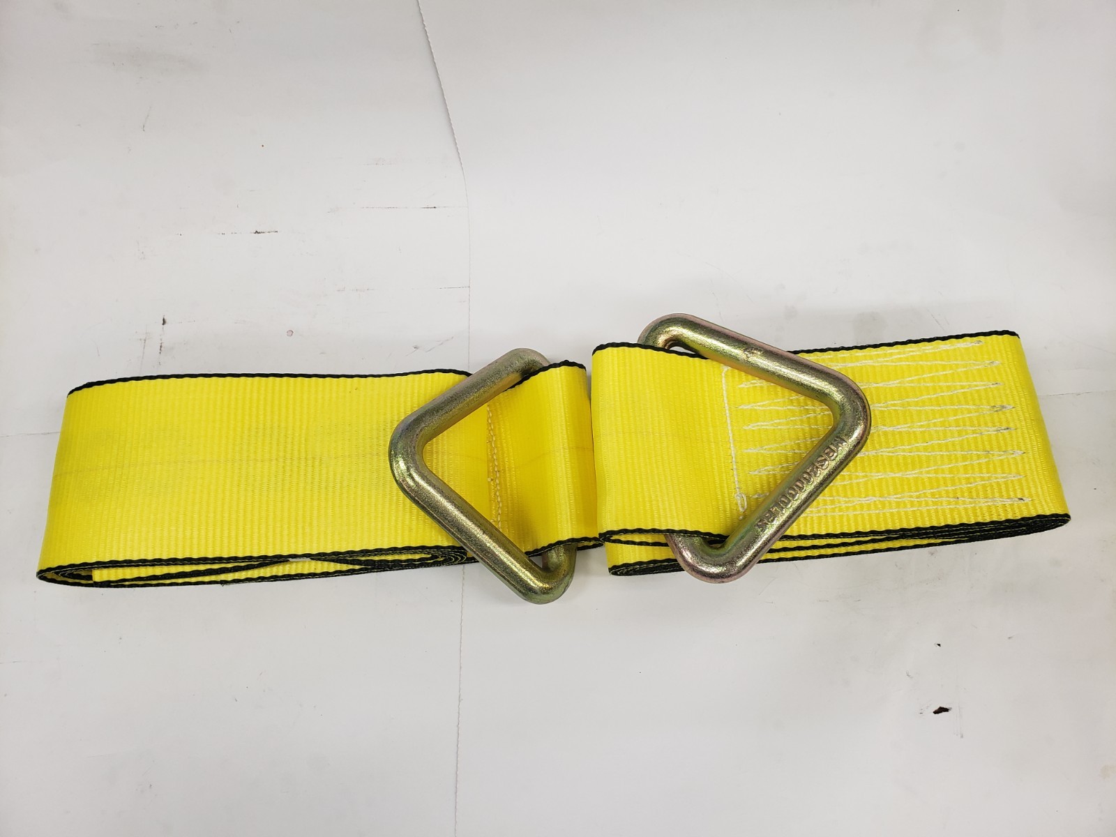 Qty/2 U.S. Cargo Control CUS-410DR4-Y 4" x 10' Cargo Strap w/ D Ring - Yellow