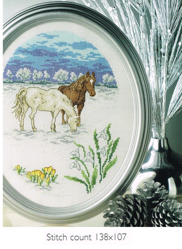 CRISP WINTER MORNING  CROSS STITCH PATTERN ONLY  - HGG