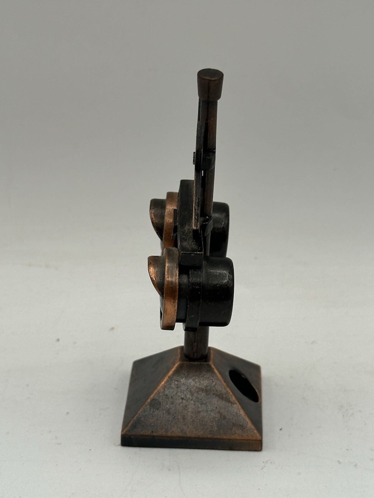 Diecast Metal Railroad Crossing Signal Pencil Sharpener