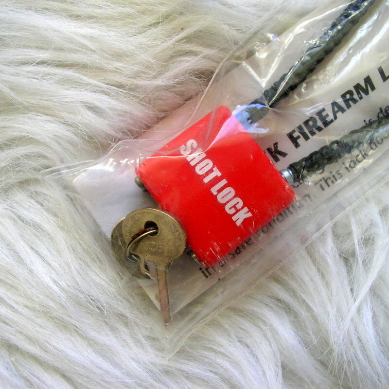Shot Lock Firearm Lock Model #10000-PTR-4 2 Keys and Instructions