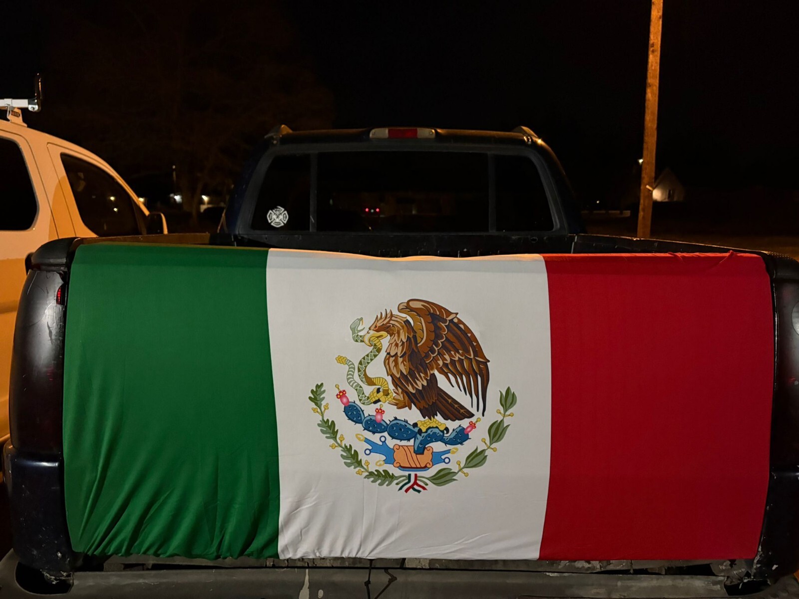 Bandera De Mexico Para La Troca Elastica Listo Para El Mundial
