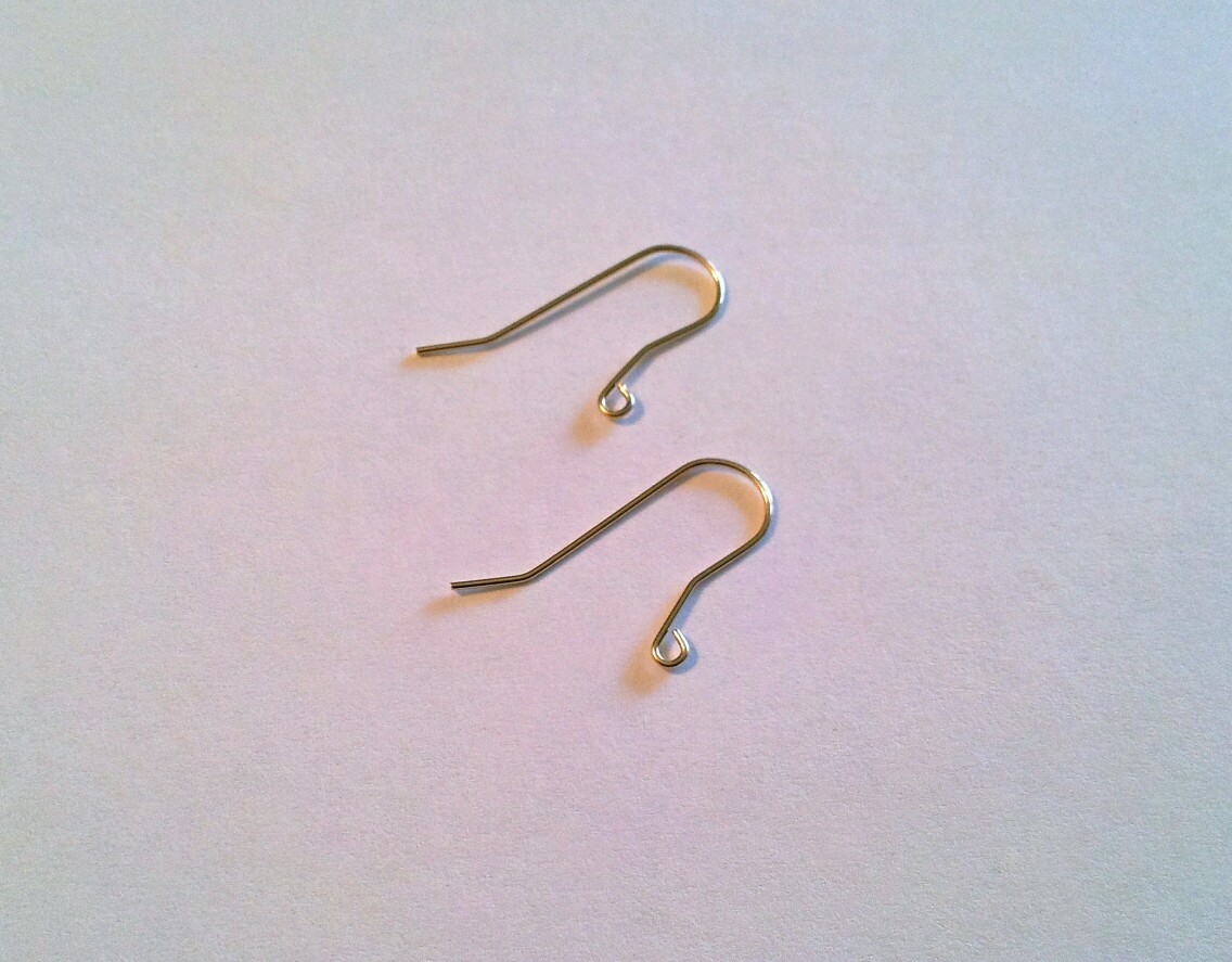 14K Gold Filled French Hook Ear Wires 2Pr