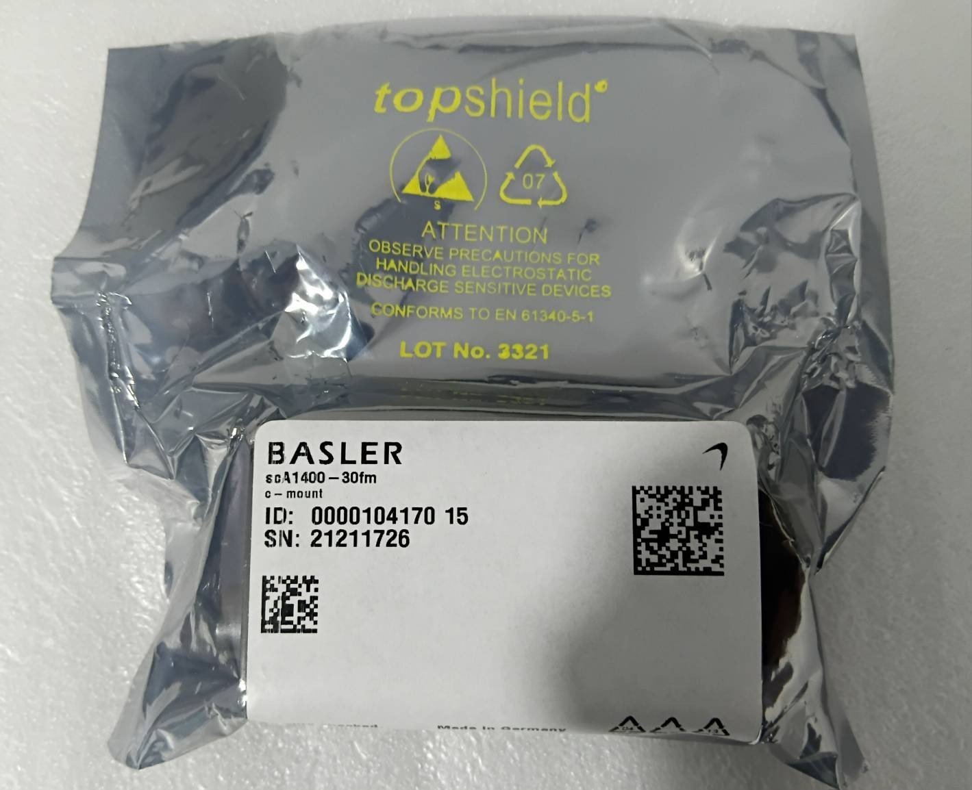 Basler scA1400-30fm Camera – New Open Box