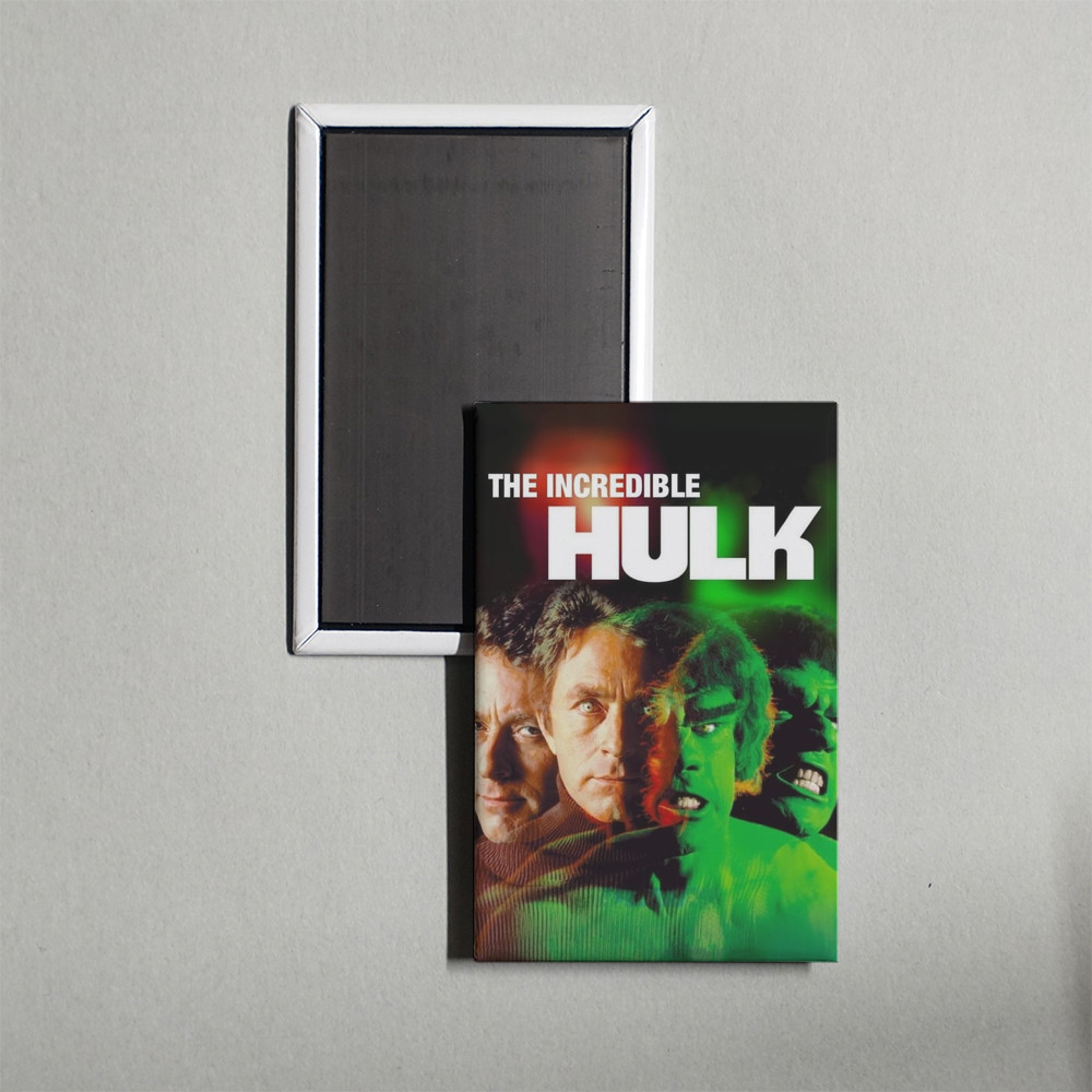 The Incredible Hulk Mini TV Show Poster Fridge Locker Magnet