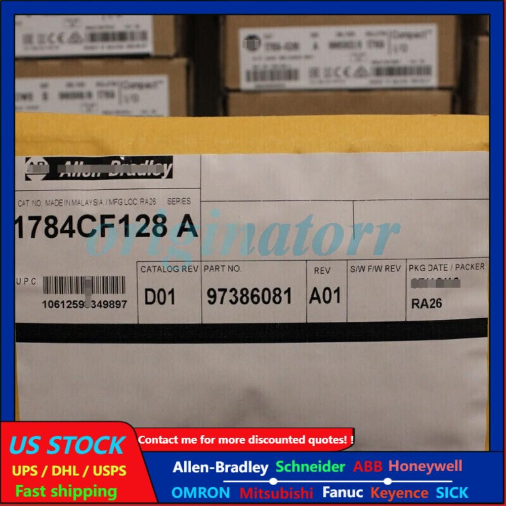 1784-CF128 ControlLogix CompactFlash Card Brand New AB Original Sealed 1784CF128
