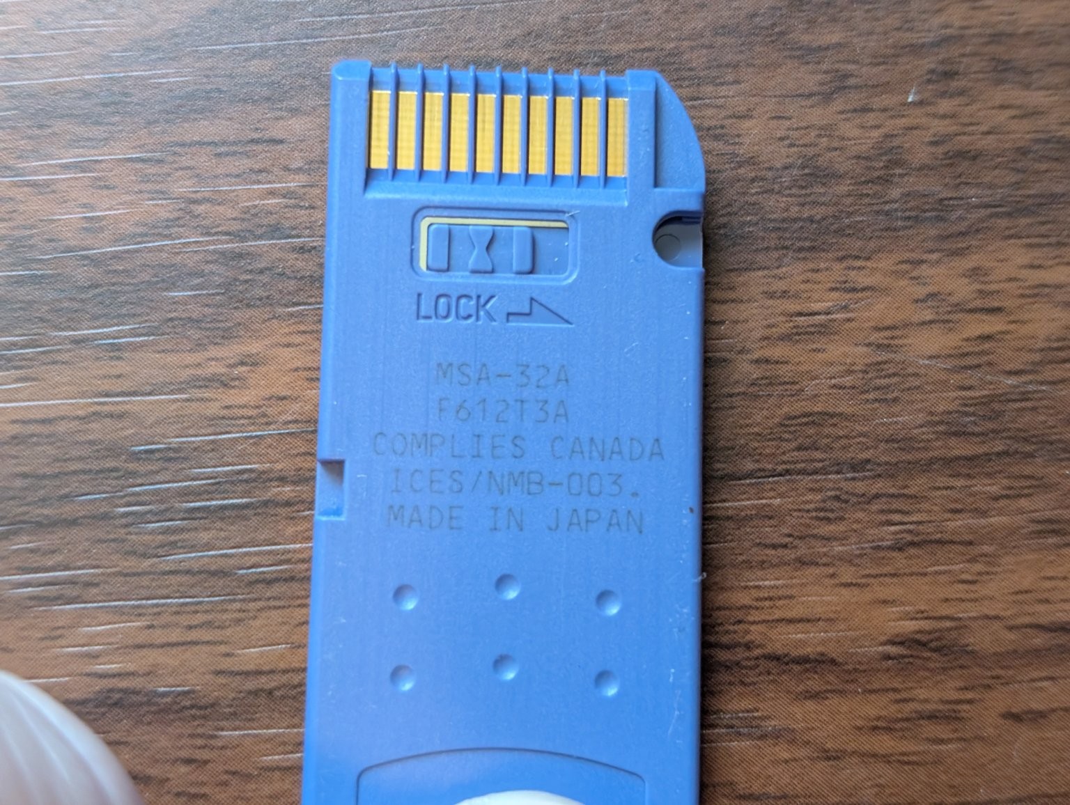 Sony MSA-32A Memory Stick 32MB Blue