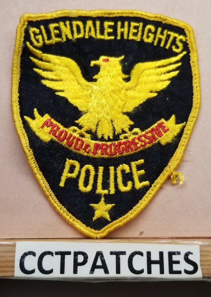 GLENDALE HEIGHTS, ILLINOIS POLICE SHOULDER PATCH IL