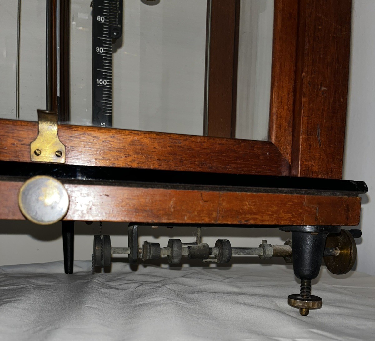 Antique Seederer-Kohlbusch Scientific Balance Scale.