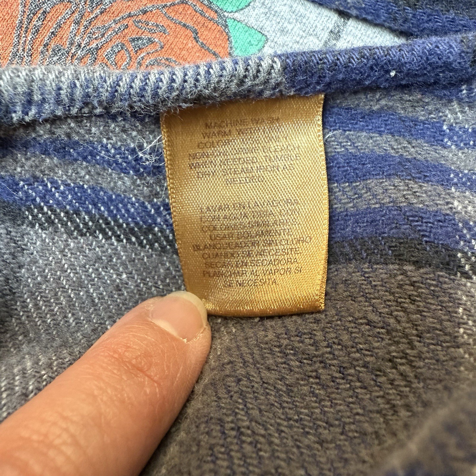 Grateful Dead Upcycled Back Patch Heavy Weight Shacket Shirt Jacket Large