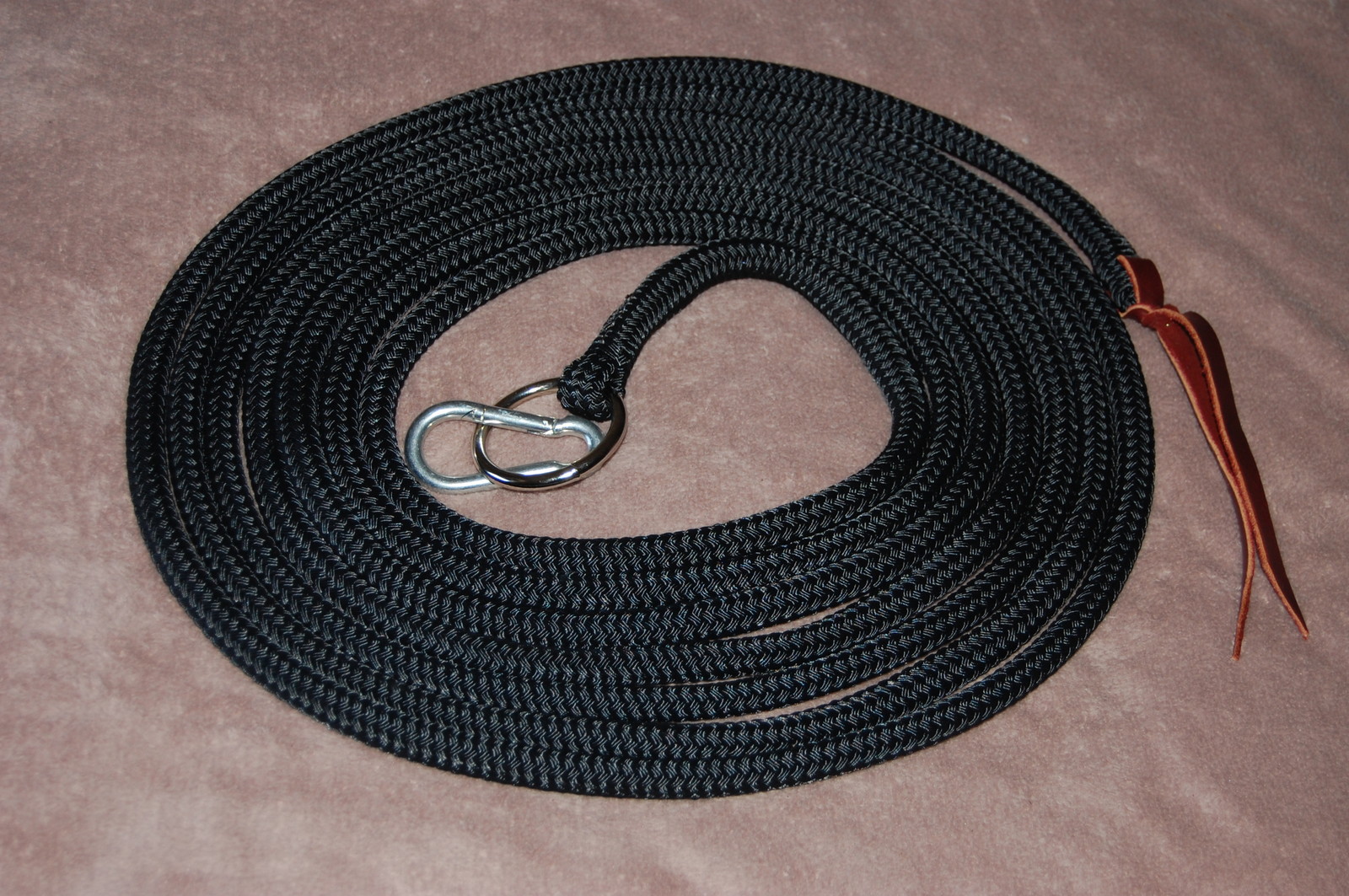 22' LONGE LINE w/RING & CARABINER, FOR PARELLI TRAINING, MANY COLORS!