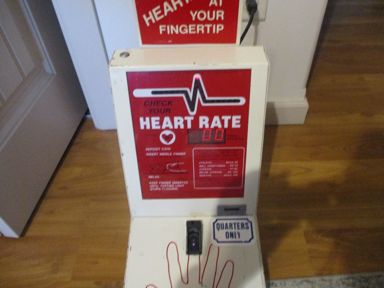 Vintage Compuvend Electronic Heart Machine Arcade Vending Machine