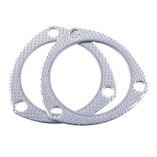 Exhaust Flange Gasket 3.5-inch 2Pcs 3-Bolt for Multipurpose Manifold 3-ID3.5