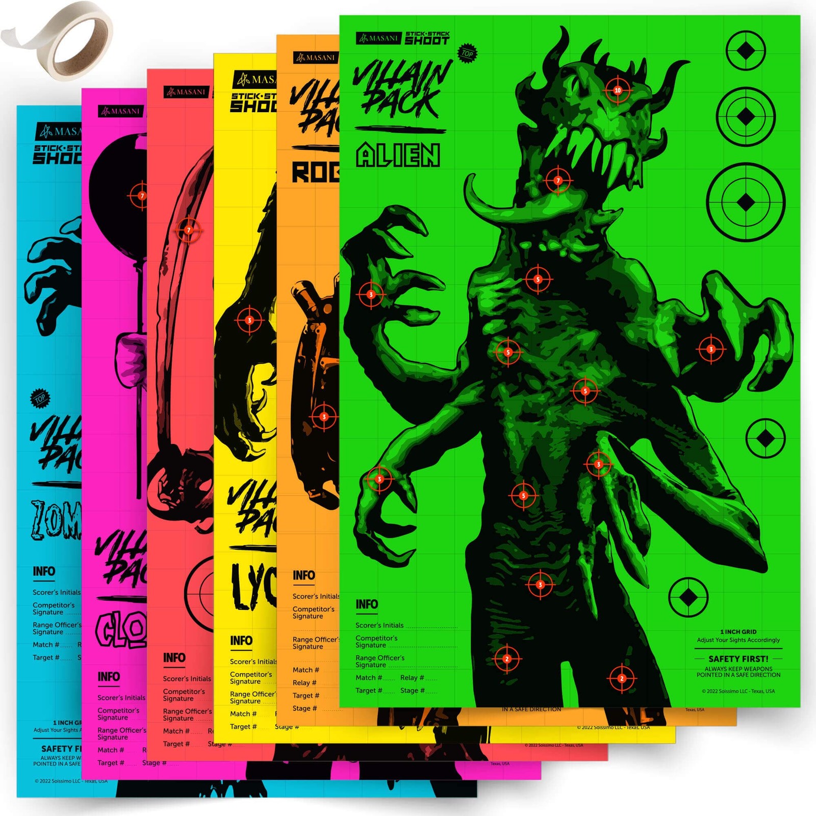 Masani Villain - 12 Pack - 2X - Range Fun For All