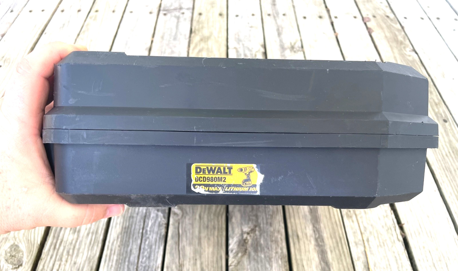 DeWalt DCD980M2 20V Max Lithium Ion Drill Hard Plastic Storage Case ONLY