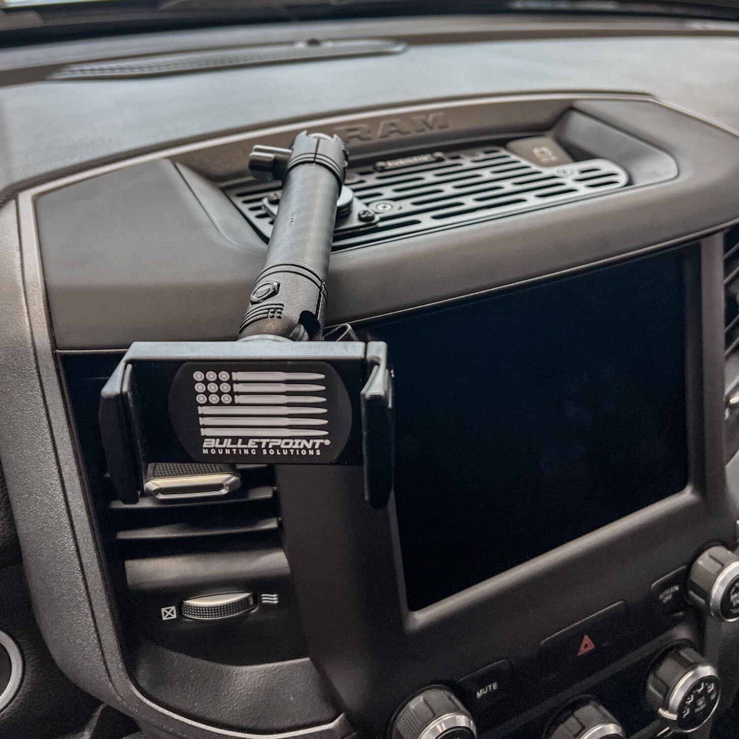 Bulletpoint Multiple Device Metal Dash Mount Cell Phone Holder Compatible wit...