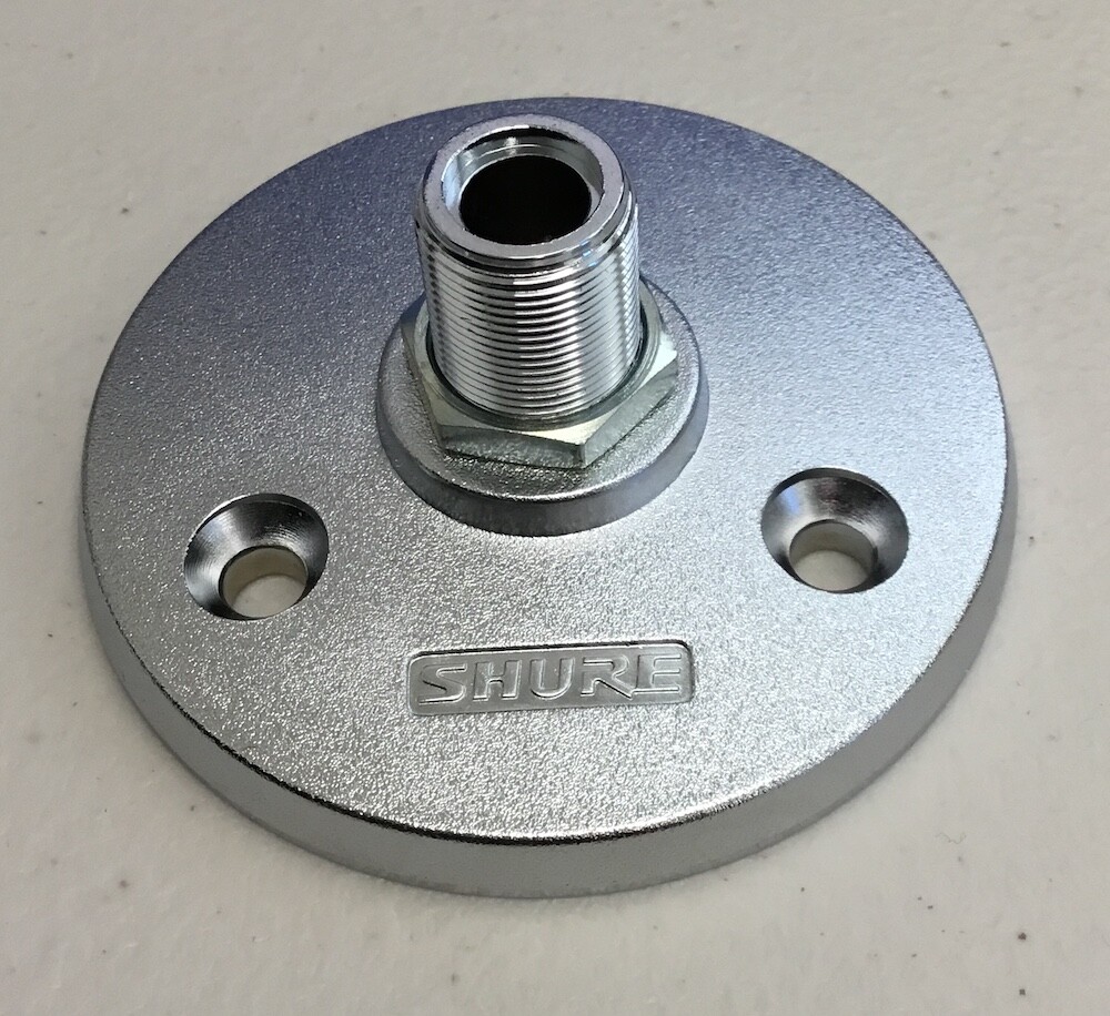 Shure A13HD Chrome Heavy Duty Microphone Mounting Flange