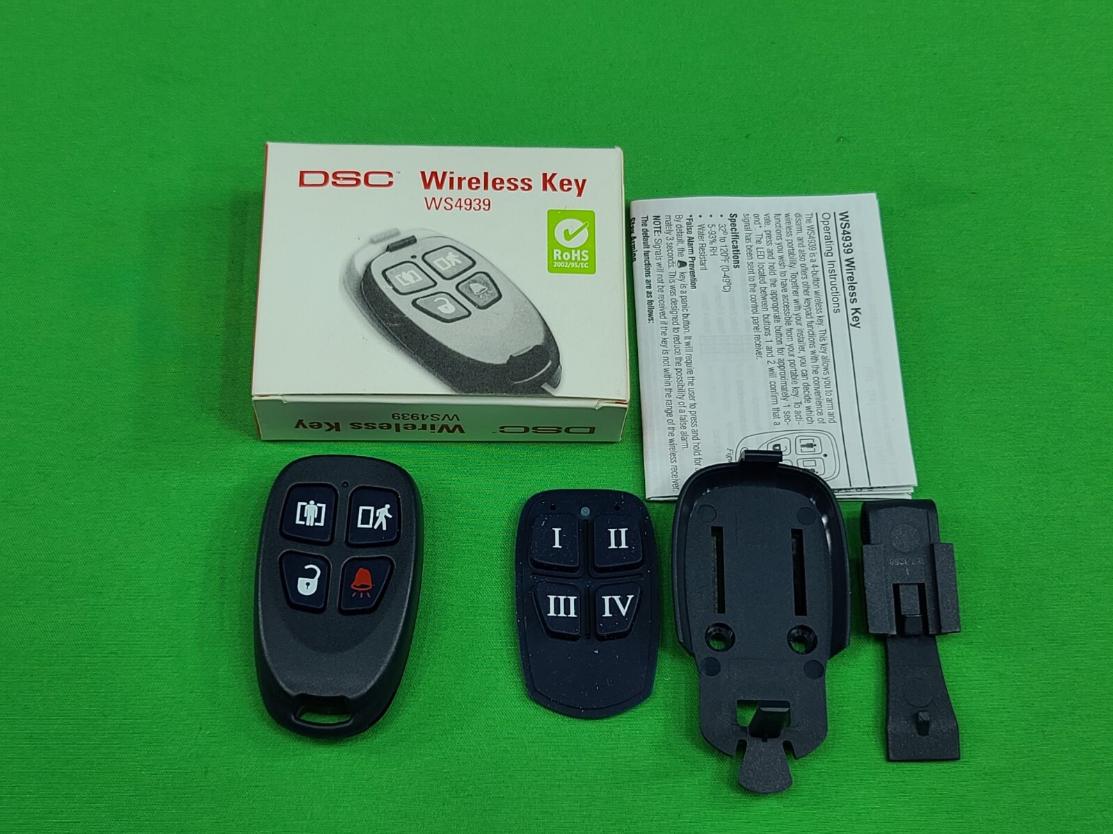 DSC WS4939-ADT 4-Button Wireless Key-Fob
