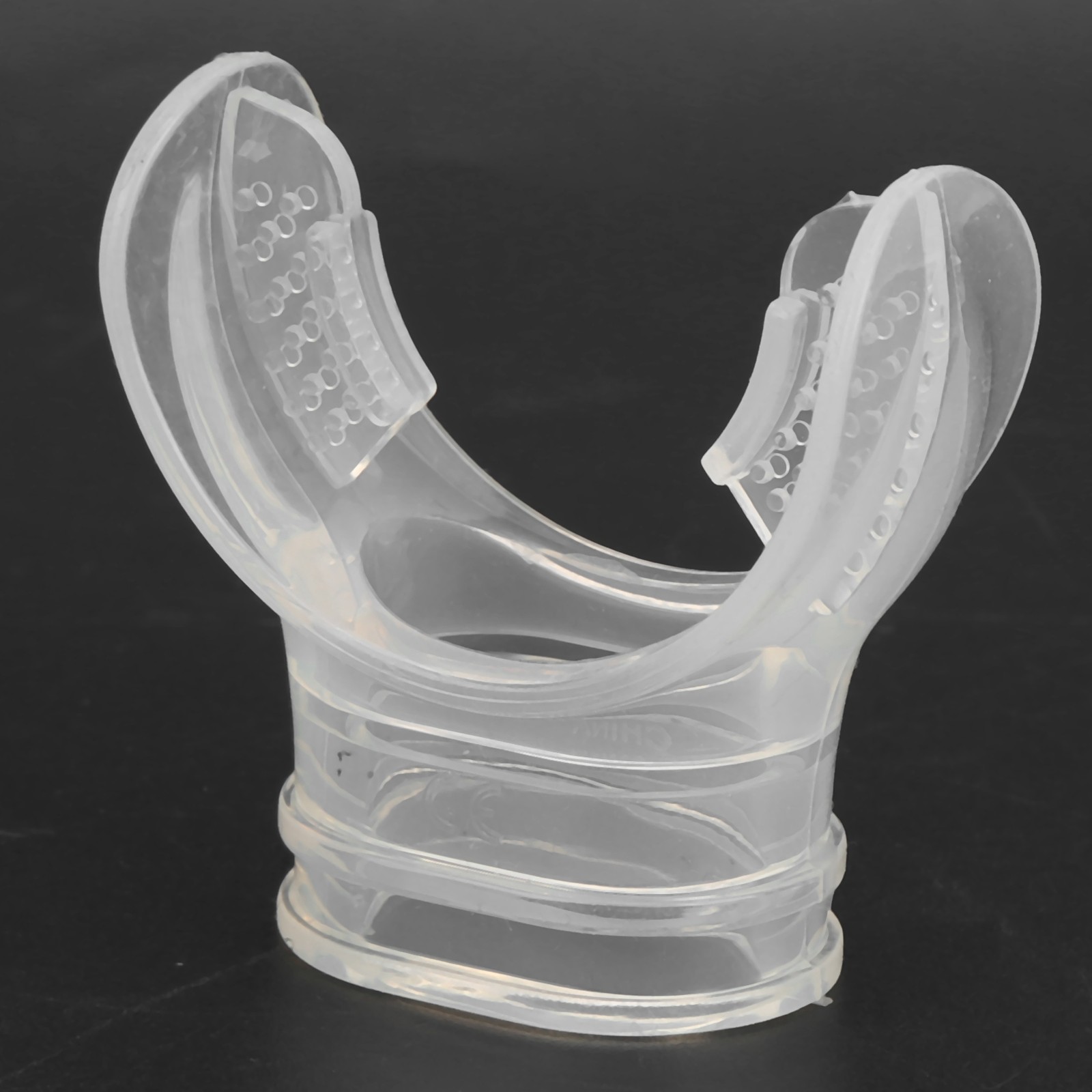 4pcs Transparent Silicone Diving Bite Mouthpiece For Deep Sea Diving Premium