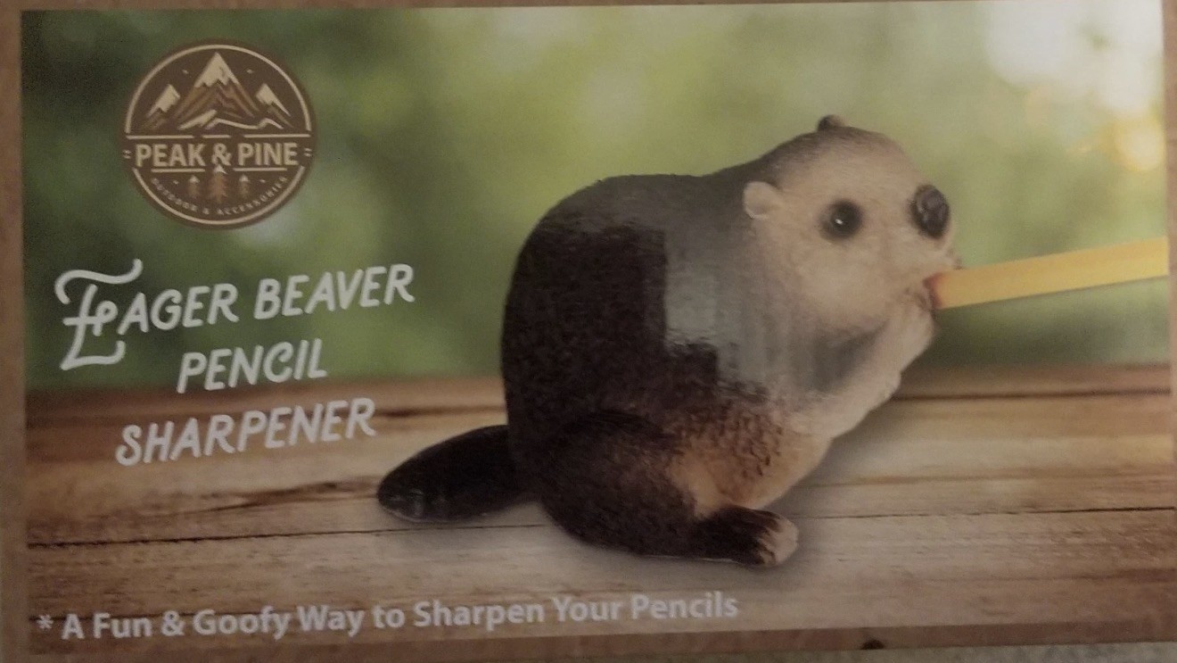 Eager Beaver Peak & Pine Pencil Sharper, New In Original Box (New Open Box)