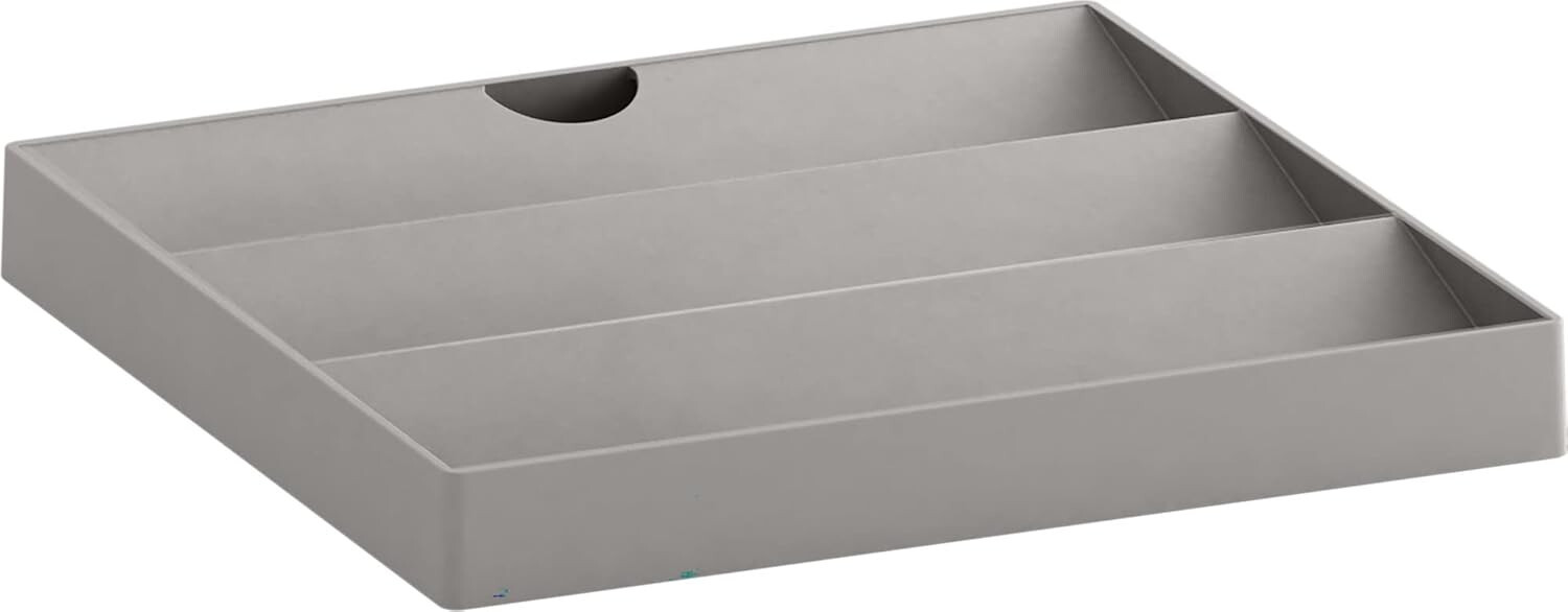 Kohler 33588-1WT Vanity Organizer Accessory, Display Tray, Mohair Grey