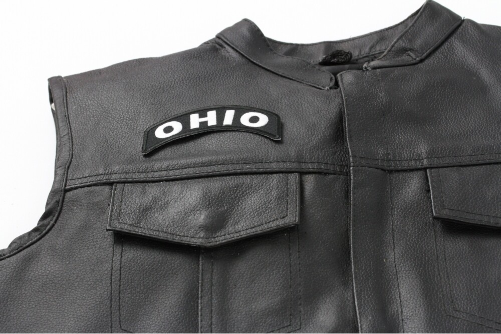 Patch, Small Rocker (Iron-On), Ohio State Patch, 4" x 1.75"
