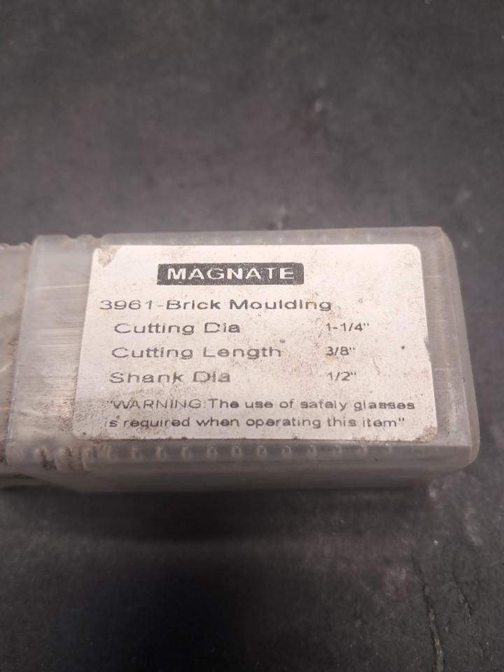 ❤️🔥 Magnate 3961 Brick Moulding Router Bit See Photos For Description Please 🔥